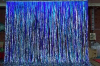 Slash Curtain - Blue/Silver/Aqua