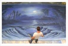 Australian Ballet Backdrop Painting